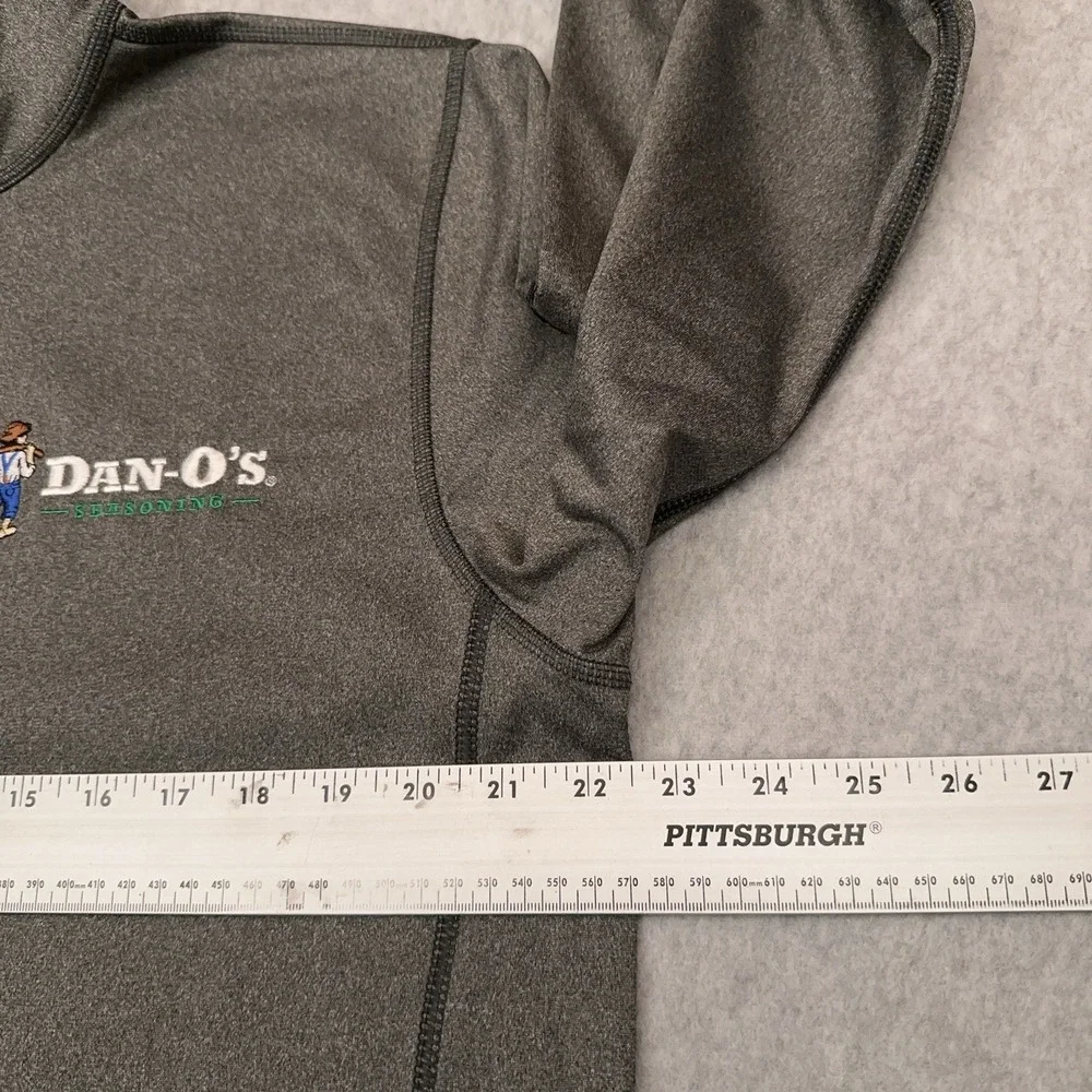 The North Face Tech‎ 1/4 Zip Fleece Men's Large Gray Dan-O's Seasoning